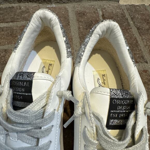 Vintage Havana Silver Glitter Star Ladies Shoes Size 8 - Picture 15 of 16